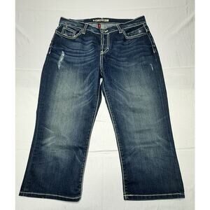 Buckle BKE Drew Women’s Thick Stitch Stretch Capri Jeans - Size 30x20.5